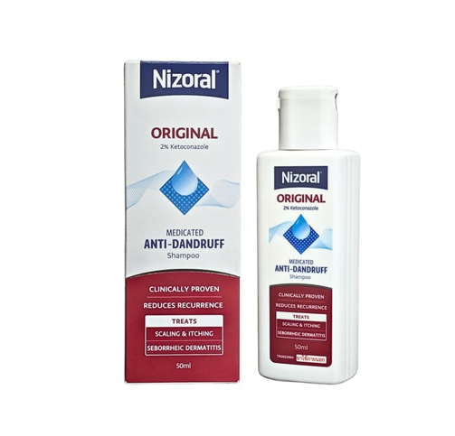 Nizoral Original 2% Ketoconazole Medicated Anti Dandruff Shampoo 50ml